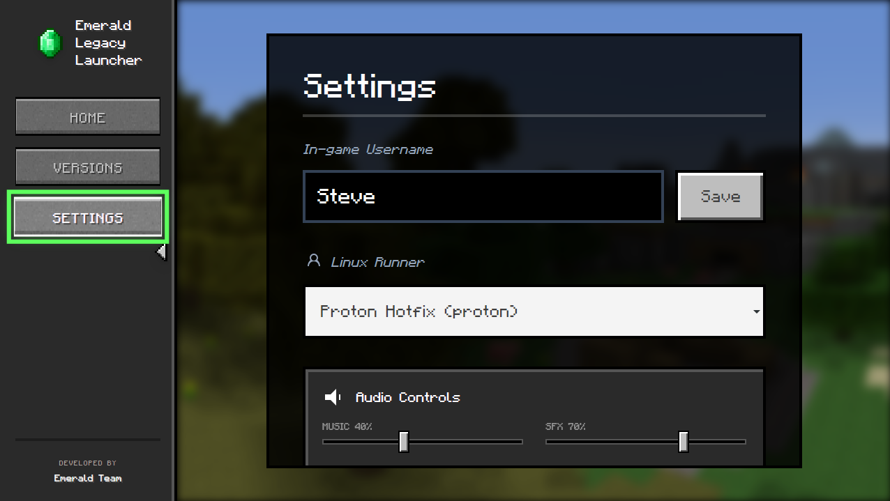 Launcher Settings